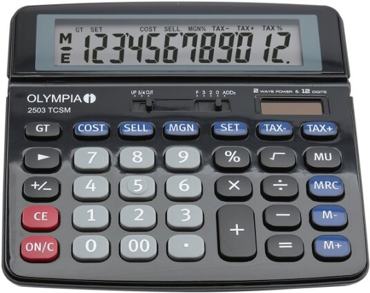Olympia 2502 - Utskriftskalkulator - LCD Olympia 2502 - Utskriftskalkulator - LCD