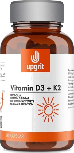 Upgrit Vitamin D3 + K2 90 stk Upgrit Vitamin D3 + K2 90 stk