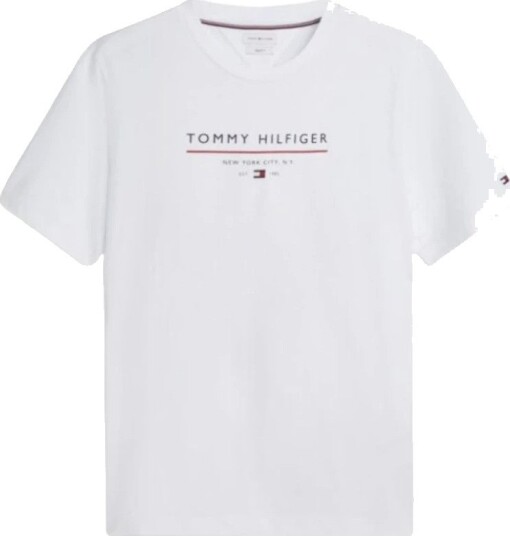Tommy Hilfiger Brand Love New Rwb Reg Tee White L