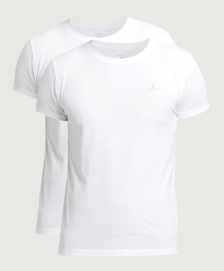 Gant C-Neck T-Shirt 2 Pk Hvit XL