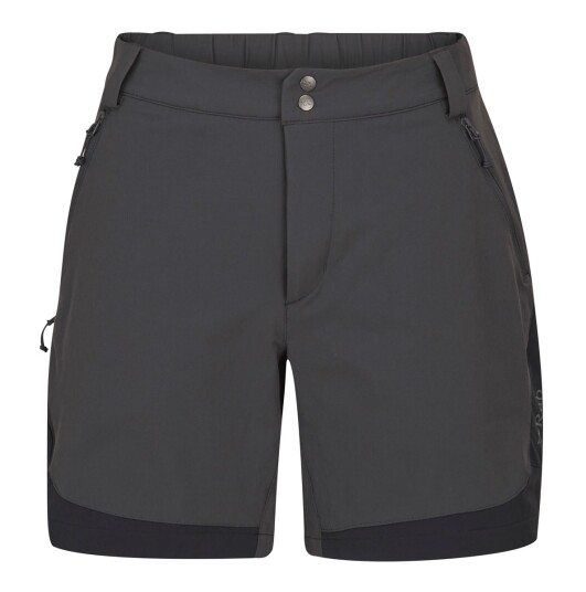 Rab Torque Mountain Shorts Wmns Anthracite/black Size 10 Inseam 8