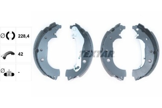 Bremsesko sett TEXTAR 91081600