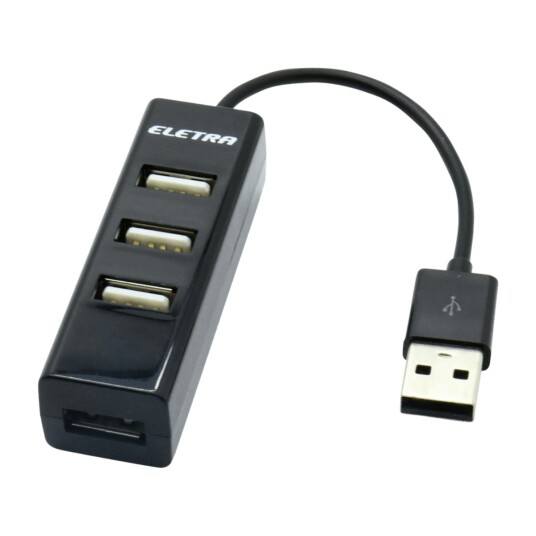 Eletra USB 2.0 Hub 4 Ports bk Eletra USB 2.0 Hub 4 Ports bk