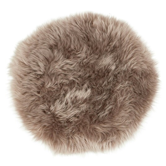 Shepherd Moa Rund Stolpute 36cm Langhåret Mushroom