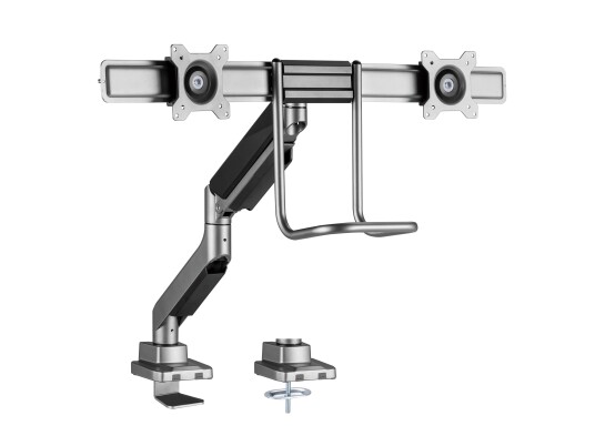 EQUIP Tischhalterung 17"-32"/ 2TFT je 9kg 360°            gr