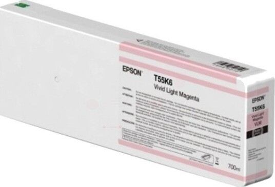 Epson Blekkpatron T55K6 Lys Magenta UltraChrome (700ml)