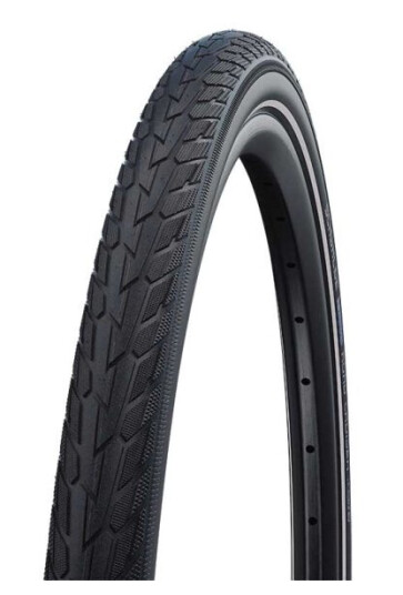 Schwalbe Road Cruiser Non Folding Tire (37-622) Black, Green, K-Guard, Psi Max:85 Psi, Yes, Weight:625 G