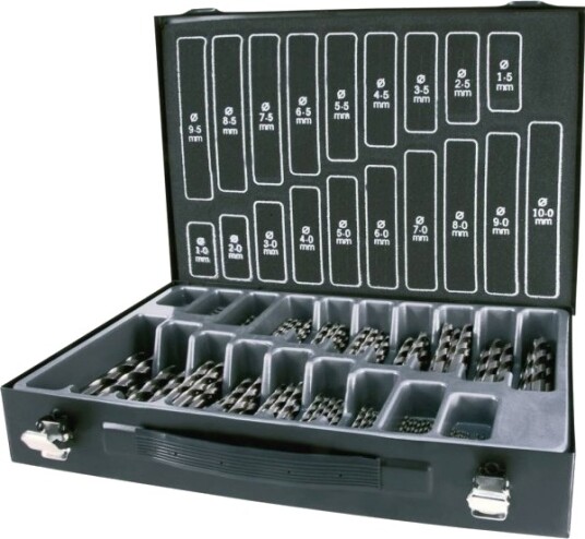 Ruko A214200 Spiralboresett Metall (170 Deler) 1–9 Mm Ruko A214200 Spiralboresett Metall (170 Deler) 1–9 Mm