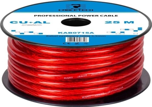 Peiying Bilkabel 10Ga Od5.5Mm Cu+Al 25 M Peiying Bilkabel 10Ga Od5.5Mm Cu+Al 25 M