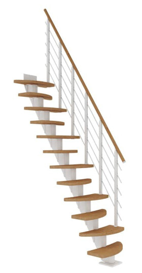 Plassbesparende Trapp Dolle Berlin Eik Oljet Shape6