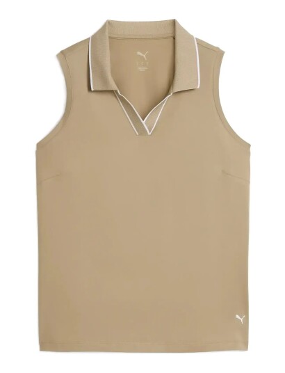 PUMA Golf W Cloudspun Ess Sl Polo Cream XS PUMA Golf W Cloudspun Ess Sl Polo Cream XS