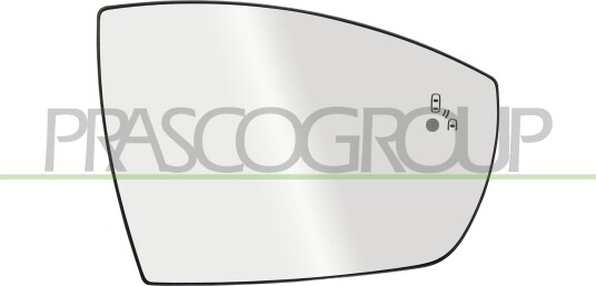 Speilglass ytterspeil PRASCO FD7527523