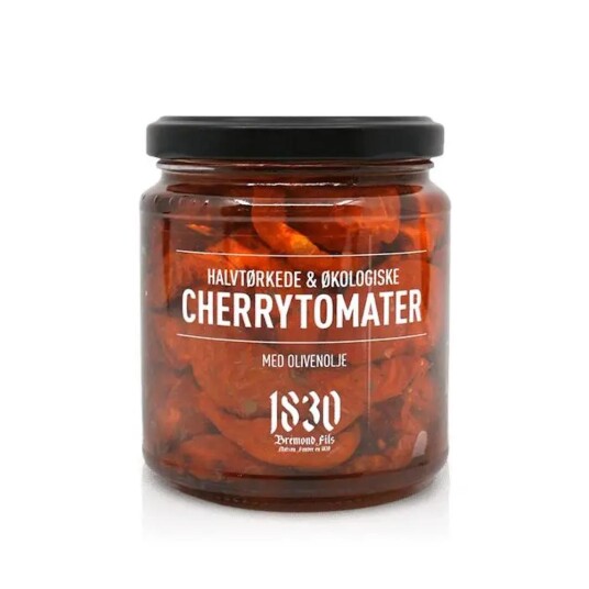 Olivenlunden 1830 Halvtørkede Cherrytomater med olivenolje Olivenlunden 1830 Halvtørkede Cherrytomater med olivenolje