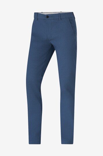 Lindbergh Chinos Aop Superflex Chino Pants Blå Lindbergh Chinos Aop Superflex Chino Pants Blå