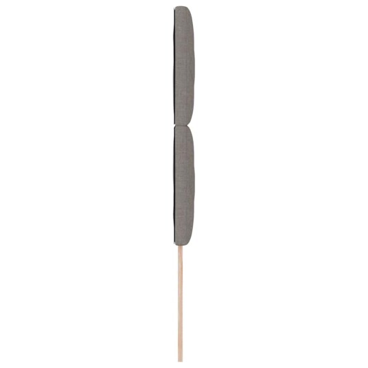 Sengegavl Diamantblokker Design Gråbrun 100 cm Stoff