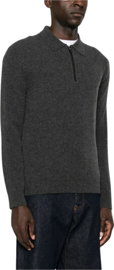 Canali Herre Strikkevarer Grå 2XL,