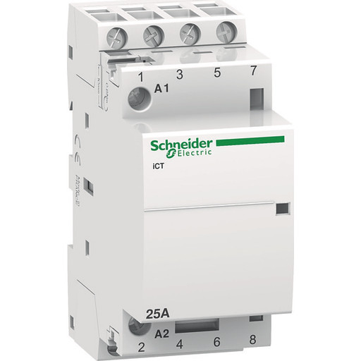 Schneider Electric Ict 25a 4no 24vac 50hz contactor (3606480374784)