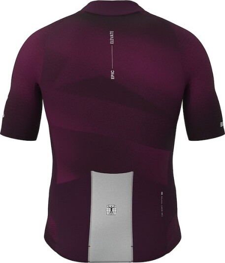 Bioracer Epic elevate sykkeltrøye korte ermer burgundy red herre
