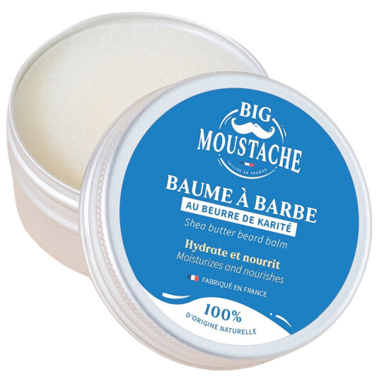 Naturlig skjeggbalsam Big Moustache Crème Barbe et Visage Naturlig skjeggbalsam Big Moustache Crème Barbe et Visage