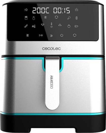 Cecotec Cecofry Supreme Airfryer 8L, temperaturkontroll, rustfritt stål