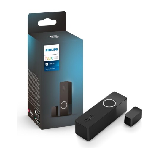 Philips Hue Secure Dør- og Vinduessensor Sort med Zigbee Philips Hue Secure Dør- og Vinduessensor Sort med Zigbee
