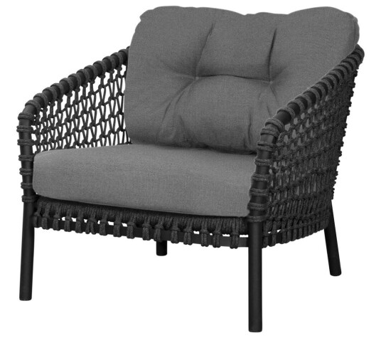 Cane line Ocean puteset Grey For lounge lenestol Grå