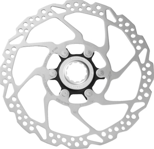 Shimano Deore bremseskive med center lock 160-180mm