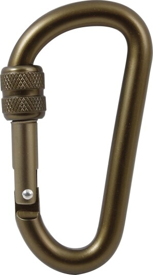 Rothco karabinkrok med skruelås 80 mm Brun
