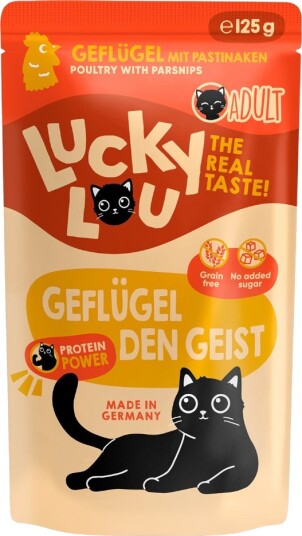 Lucky Lou Våtfôr Voksen Fjørfe 48 X 125 G
