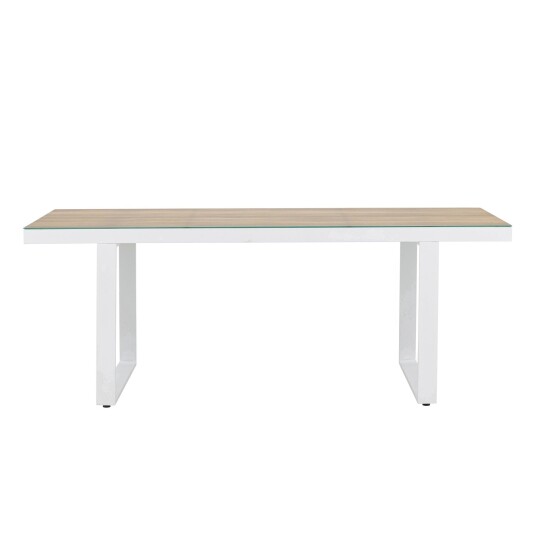 Venture Design Merlo spisebord Hvit 200 x 90 cm Hvit Venture Design Merlo spisebord Hvit 200 x 90 cm Hvit