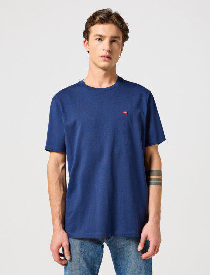 Wrangler Sign Off Tee - Navy - L