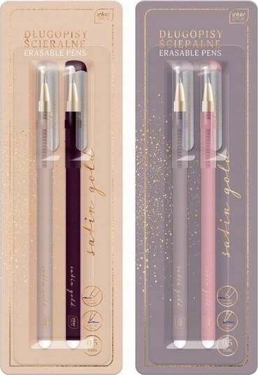 Interdruk Satin Gold Slettbar Penn, 2 Stk Interdruk Satin Gold Slettbar Penn, 2 Stk