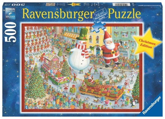 Ravensburger Puslespill 500 Her Kommer Julen Ravensburger