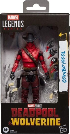 Northix Marvel Legends Deadpool & Wolverine Cowboypool Figur 15 cm
