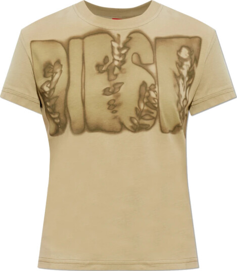 Diesel Dame Topper Beige XL, Diesel Dame Topper Beige XL,