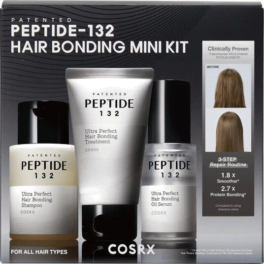 COSRX PEPTIDE-132 Hair Bonding Mini Kit for Sterkere Hår