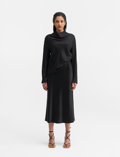 Ahlvar Gallery Ayumi Silk Blouse - Black - XS Ahlvar Gallery Ayumi Silk Blouse - Black - XS