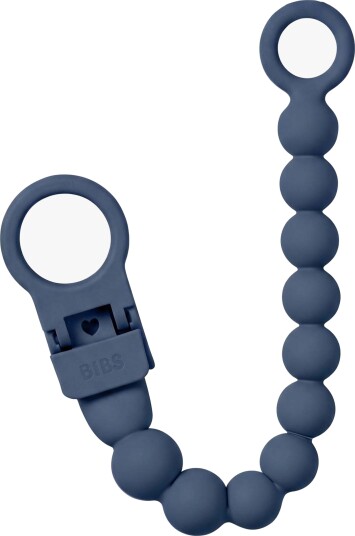 BIBS Beaded Smokkesnor Steel Blue