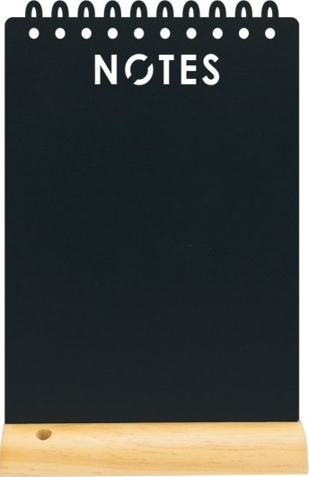 Securit® Silhuet Notes Bordskilt I Sort