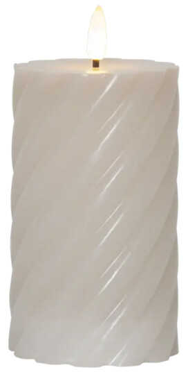 Star Trading LED Kubbelys Twist Stor Beige Star Trading LED Kubbelys Twist Stor Beige