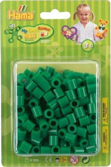 Hama Ironing beads Maxi-Grønn record 250pcs.