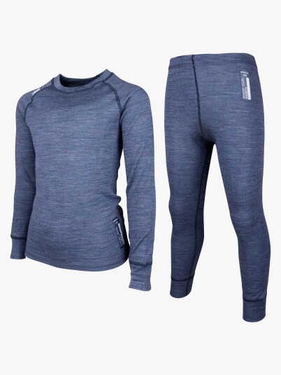 Lindberg Juniors' Merino Set 160, Orion Blue