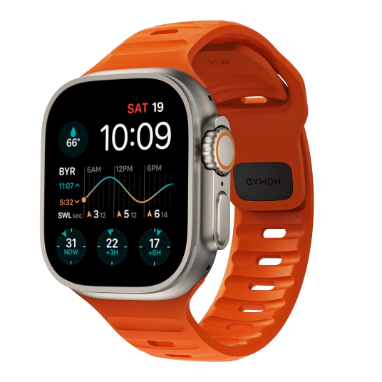 Nomad Sport Strap M/L AW Ultra 2/1 (49mm) 9/8/7 (45mm)/6/SE/5/4 (44mm)/3/2/1 (42mm) - Orange