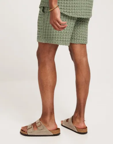 OAS Waffle Shorts Shorts Grønn