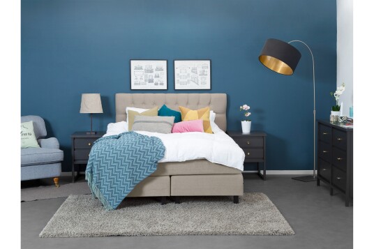 Sengegavl IdoIva Beige 160 cm