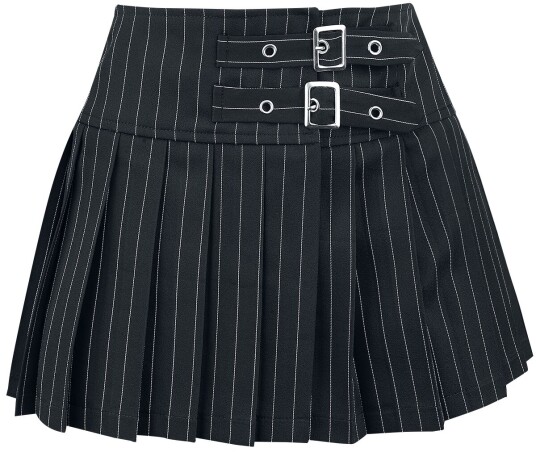 Banned Alternative Goth Kort skjørt Sisterhood skjørt XS til XL Damer svart hvit Banned Alternative Goth Kort skjørt Sisterhood skjørt XS til XL Damer svart hvit
