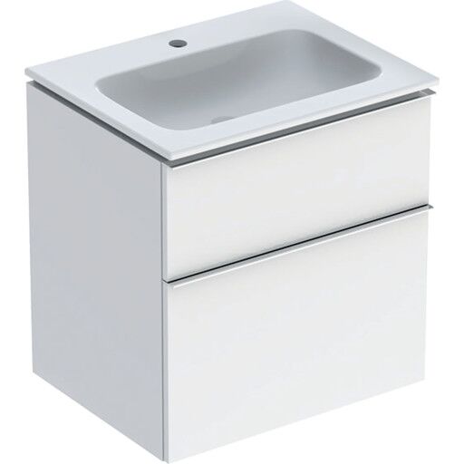 Geberit iCon møbelpakke 60x48 cm rengjøringsvennlig hvit høyglans