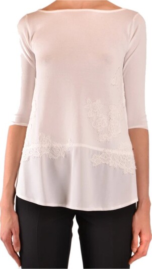Ermanno Scervino Dame Topper Hvit M, Ermanno Scervino Dame Topper Hvit M,