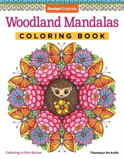 Woodland Mandalas Coloring Book Av Thaneeya Mcardle