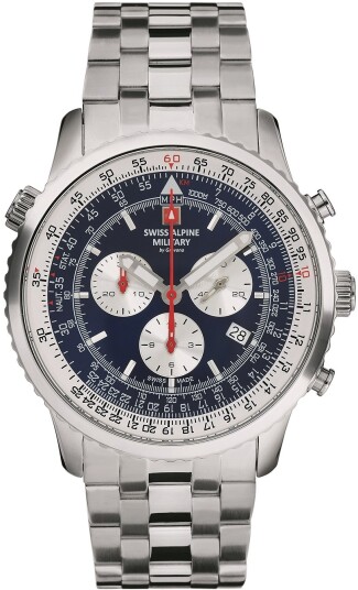 Swiss Alpine Military Herreklokke 7078.9135 Classic Blå/Stål Ø45 mm Swiss Alpine Military Herreklokke 7078.9135 Classic Blå/Stål Ø45 mm